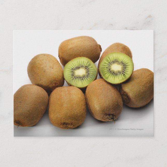 Cartão Postal Fechamento das frutas kiwi (Frente)