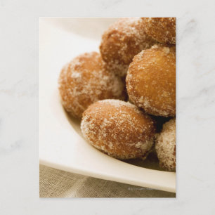 Cartão Postal Fechamento de um tabuleiro de açúcar cozido revest