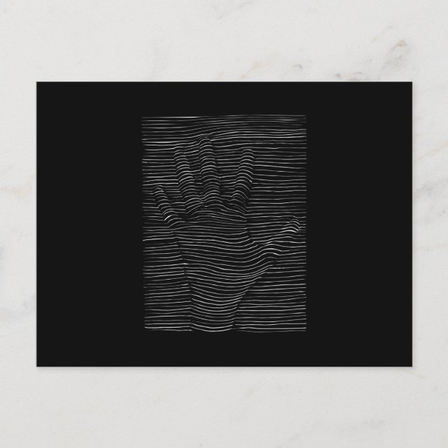 Cartão Postal Fechar um olho (Frente)