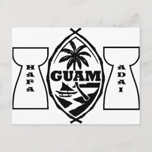 Cartão Postal Fecho de guam com pedras latas