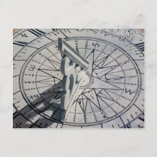 Cartão Postal Fecho de um relógio de sol