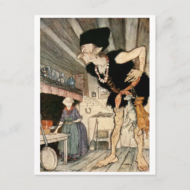 Cartão Postal Fee-fi-fo-fum, eu cheiro o sangue de um inglês (Frente)