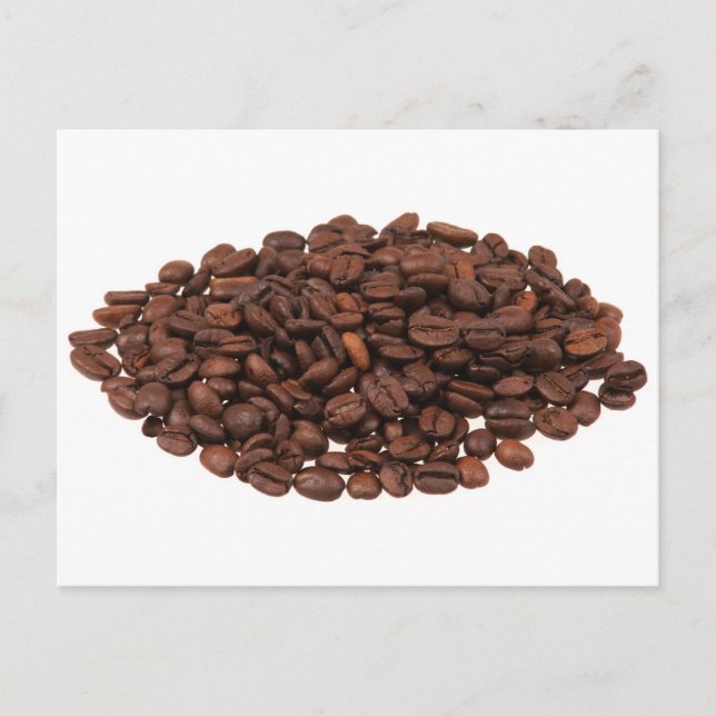Cartão Postal Feijões de café (Frente)