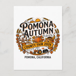 Cartão Postal Feira de Outono do Condado de Pomona 2026 Califórn