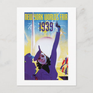 Cartão Postal Feira Mundial de Nova York, 1939
