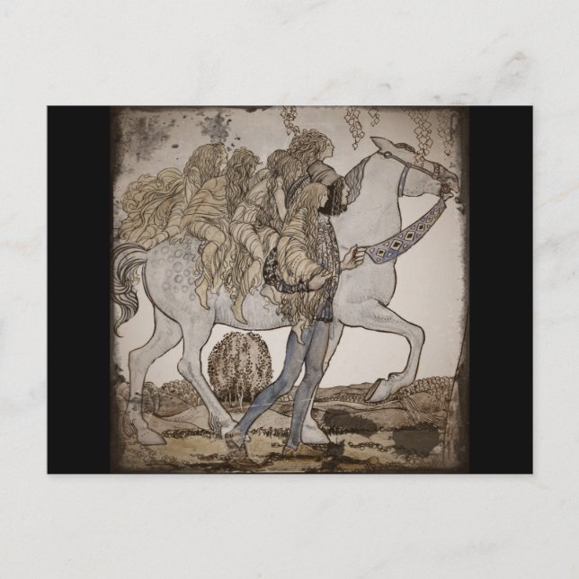 Cartão Postal Feiras em Cavalo Branco (Frente)