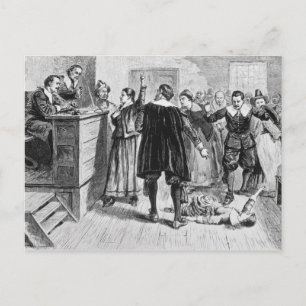 Cartão Postal Feitiçaria em Salem Village