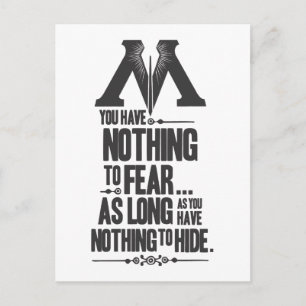 Cartão Postal Feitiço de Harry Potter   Propaganda do Ministério