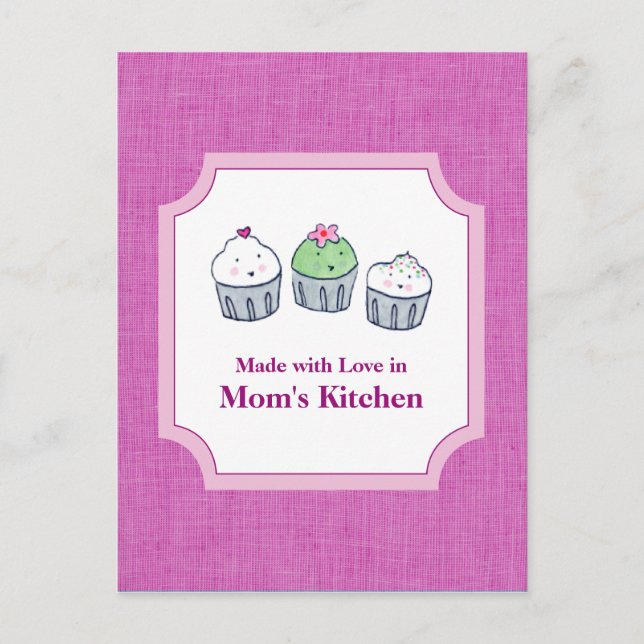 Cartão Postal Feito com Amor (Frente)