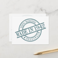 Feito em 1942 Ano de Nascimento Logotipo de Borrac
