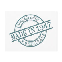 Feito em 1947, com o Logotipo Redondo de Borracha 