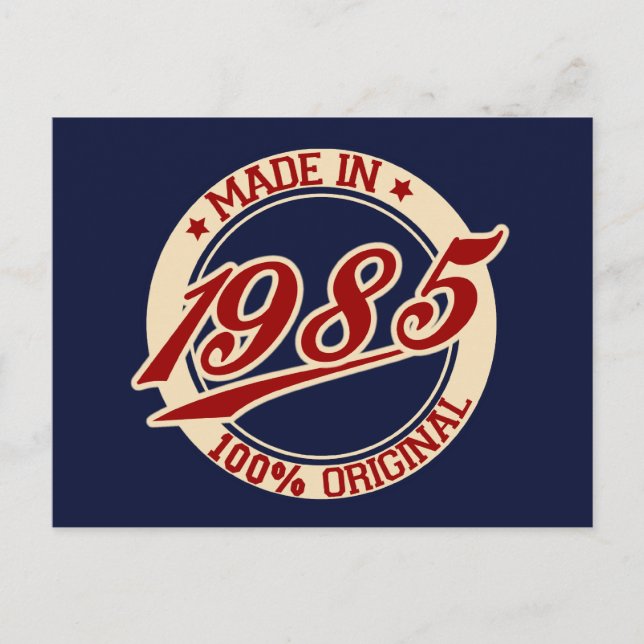 Cartão Postal Feito Em 1985 (Frente)