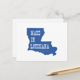 Cartão Postal Feito Em Louisiana