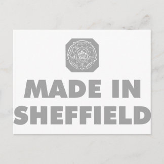 Cartão Postal Feito em Sheffield