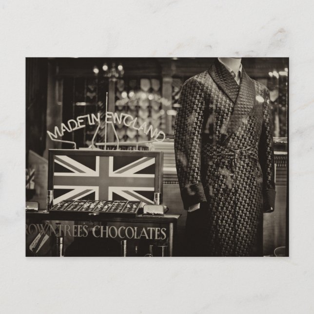 Cartão Postal Feito na Inglaterra (Frente)