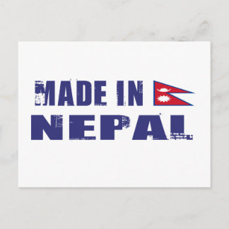 Cartão Postal Feito no Nepal