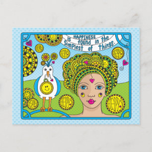 Cartão Postal Felicidade_