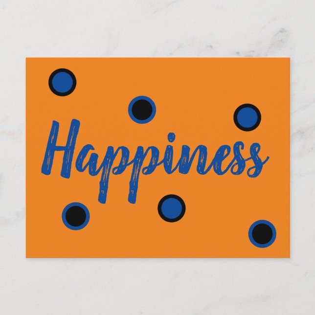Cartão Postal Felicidade (Frente)