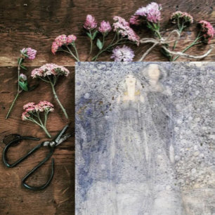 Cartão Postal Felicidade Conjugal Margaret MacDonald Mackintosh