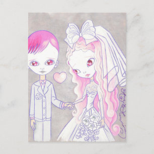 Cartão Postal Felicidade de Casamento