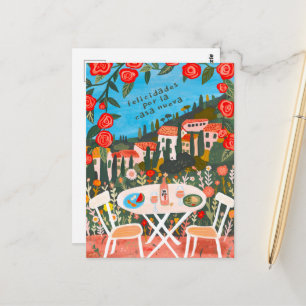 Cartão Postal Felicidades Por Nova Casa Vistas Campestres 