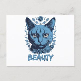 Cartão Postal felinos adoram beleza dos gatos