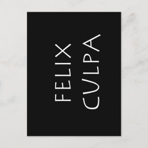 Cartão Postal Felix culpa