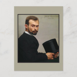 Cartão Postal Felix Jasinski Holding Chapéu por Vallotton