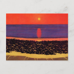 Cartão Postal Felix Vallotton - Para deitar sol com Villerville