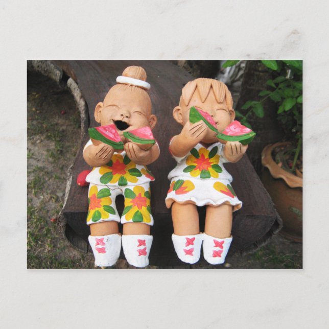 Cartão Postal Feliz (Frente)