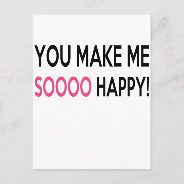 Cartão Postal feliz (Frente)