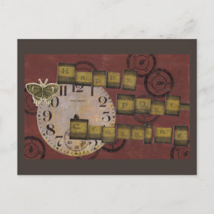 Cartão postal feliz