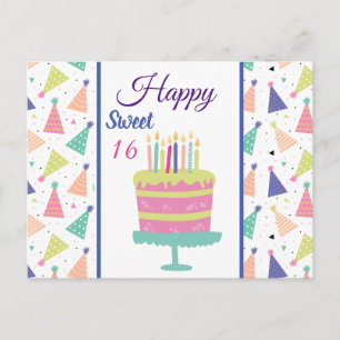 Cartão Postal Feliz 16 Anos
