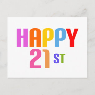 Cartão Postal Feliz 21ruas