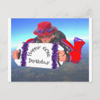 Cartão Postal Feliz 60º Aniversário