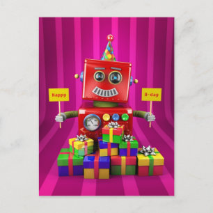 Cartão Postal Feliz aniversário