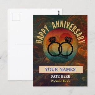 Cartão Postal feliz aniversário 