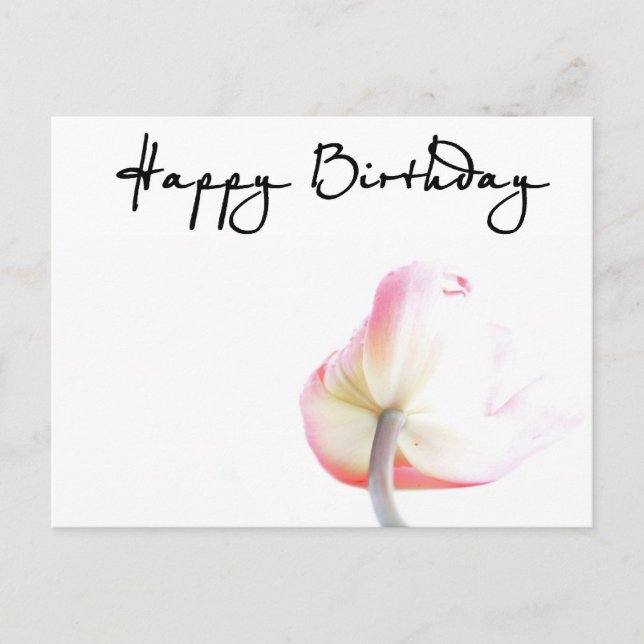 Cartão Postal Feliz aniversário! (Frente)