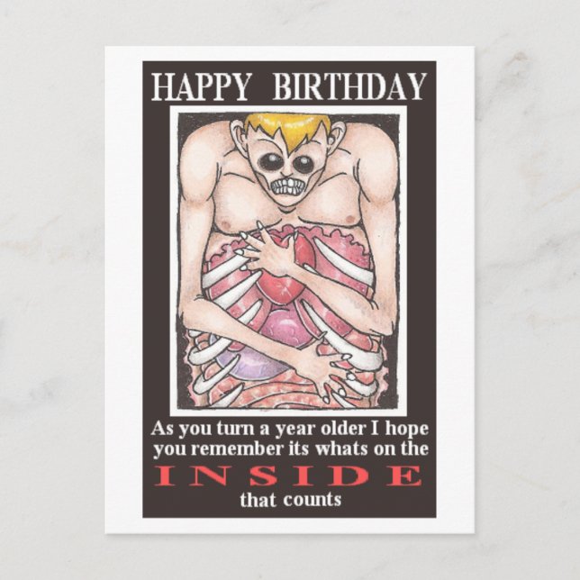 Cartão Postal feliz aniversário (Frente)