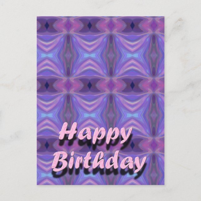 Cartão Postal Feliz aniversário (Frente)