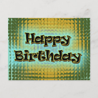 Cartão Postal Feliz aniversário