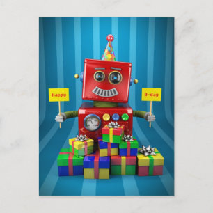 Cartão Postal Feliz aniversário