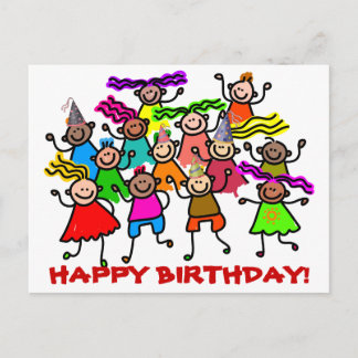 Cartão Postal Feliz aniversário