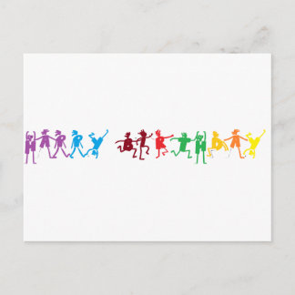 Cartão Postal feliz aniversário