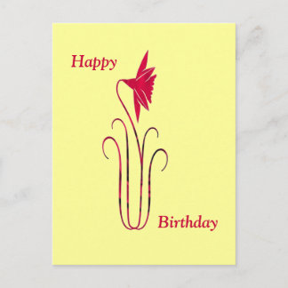 Cartão Postal Feliz aniversário