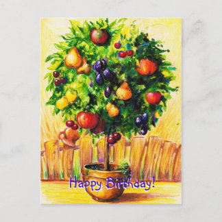 Cartão Postal Feliz aniversário!