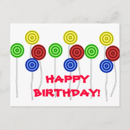 Cartão Postal Feliz Aniversário