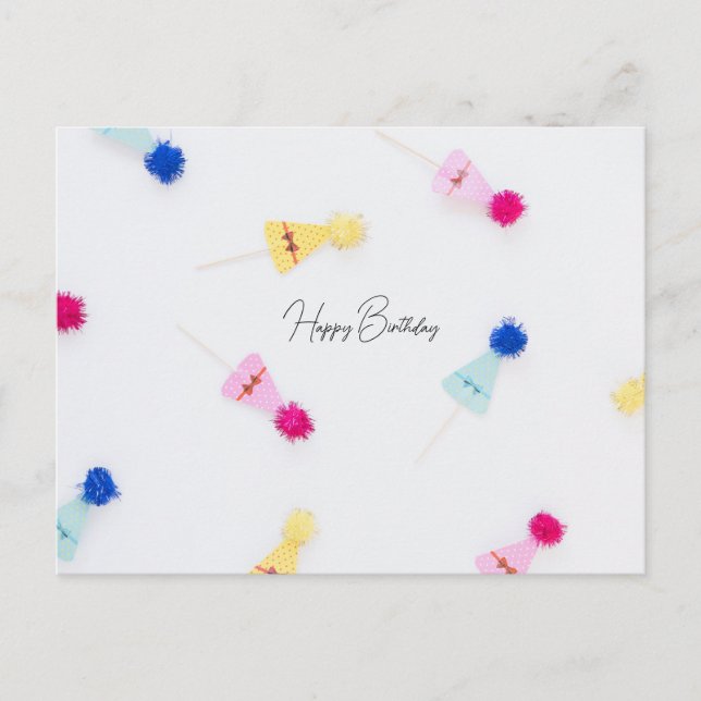 Cartão Postal Feliz aniversário (Frente)