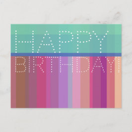 Cartão Postal Feliz aniversário