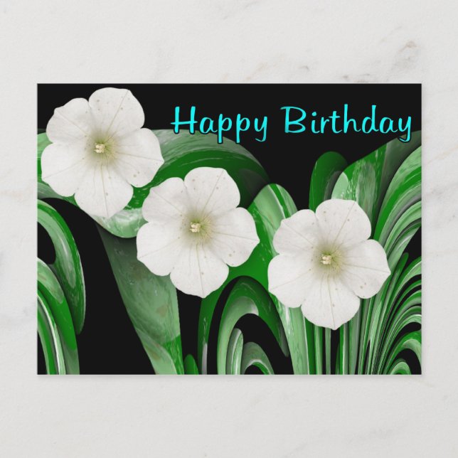 Cartão Postal Feliz aniversário (Frente)